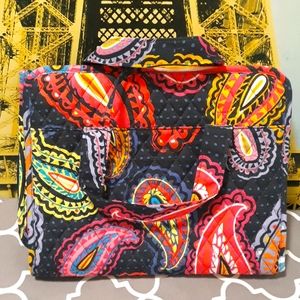 Vera Bradley travel kit makeup cosmetic bag